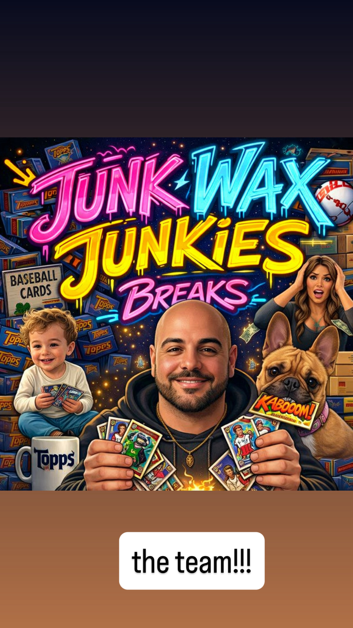Junk Wax Junkies team artwork